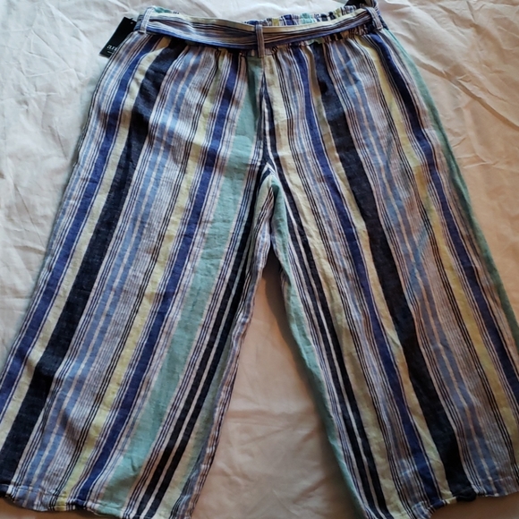 a.n.a woman Linen pants - Picture 3 of 4